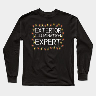 Exterior Illumination Expert Funny Christmas Lights Long Sleeve T-Shirt